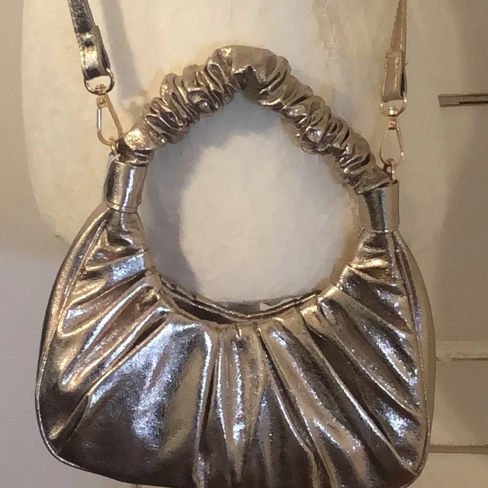 Metallic Gold Handbag Clutch Crossbody Shoulder Evening Bag Urban Expressions